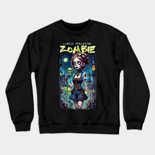 Kawaii Steampunk Zombie 06 Crewneck Sweatshirt